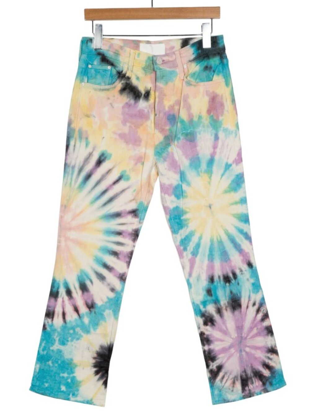 Mother Mid-Rise Tie Dye Jeans